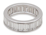 Cartier Diamond Baguette Platinum Eternity Wedding Ring