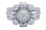 Kiselstein Cord Diamond Ring Platinum