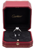 Cartier 1.70 carat G VVS1 GIA certified Platinum Ring