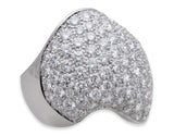 Van Cleef & Arpels Diamond Pave Gold Ring