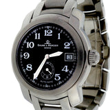 Baume & Mercier Black Dial Automatic Steel Capetown Wrist Watch