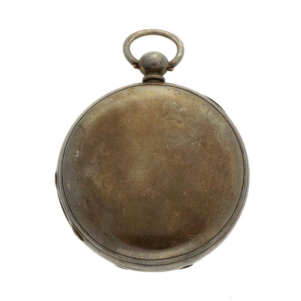 Civil War Pocket Watch MJ Tobias Liverpool 1850 Silver Antique