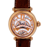 Milus Merea 18k Pink Gold Retro Grade Automatic Diamond Strap Watch