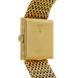 Vintage 1950 Baume & Mercier 18k Yellow Gold Mesh Wrist Watch