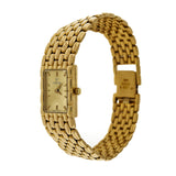 Ladies 18k Yellow Gold 7 Row Panther Wrist Watch