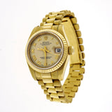 Ladies Rolex 18k Yellow Gold President 179178 Rare Textured Dial