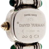 Vintage David Yurman Amethyst Silver 14k Gold Quartz Cable Watch