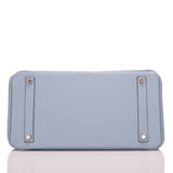 Hermes Blue Lin Togo Birkin 35cm Palladium Hardware