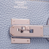 Hermes Blue Lin Togo Birkin 35cm Palladium Hardware