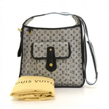 Louis Vuitton Besace Mary Kate Blue Mini Monogram Canvas Shoulder Bag