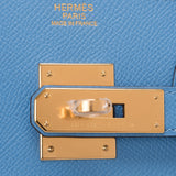Hermes Blue Paradise Epsom Birkin 30cm Gold Hardware