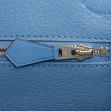Hermes Blue Paradise Epsom Birkin 30cm Gold Hardware