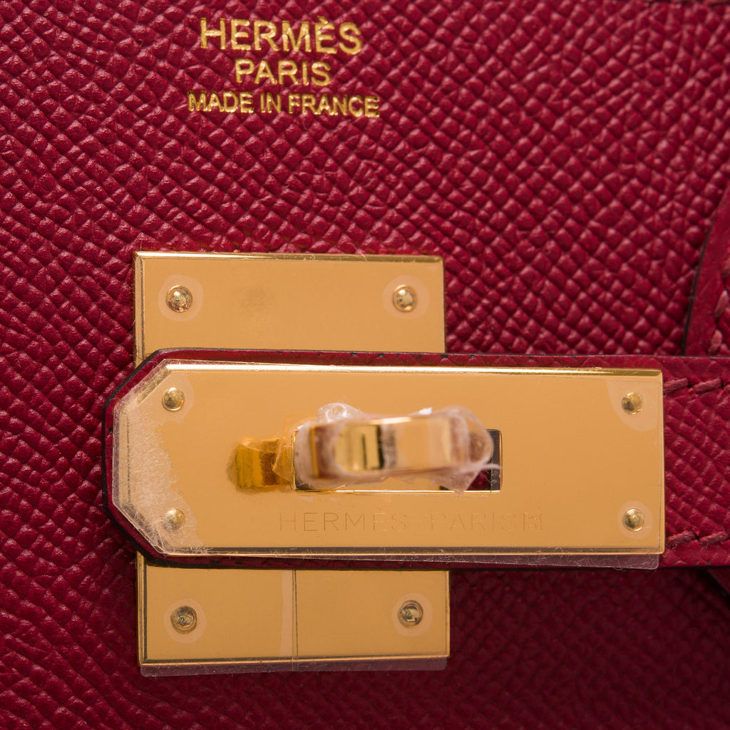 Hermes Rouge Grenat Epsom Birkin 30cm