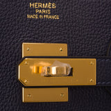 Hermes Blue Nuit Togo Birkin 35cm Gold Hardware