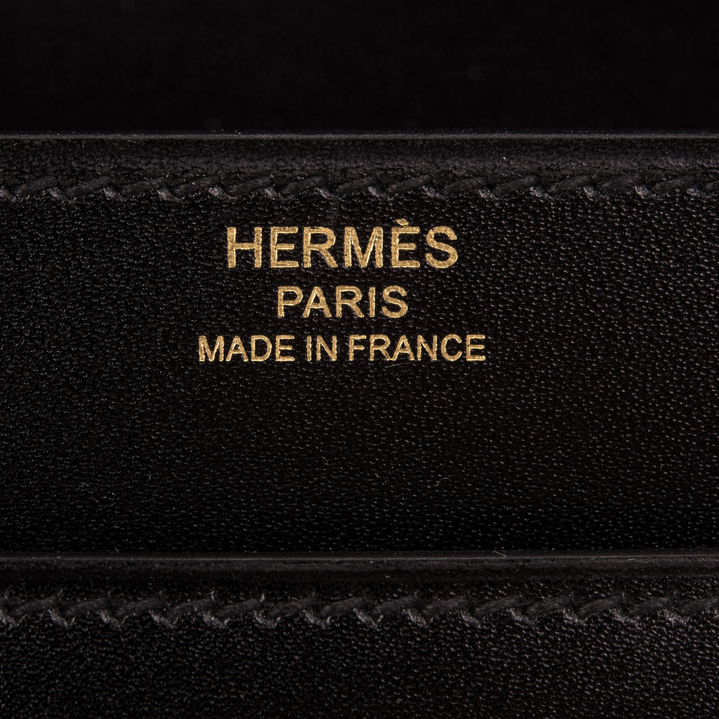 Hermes Black Box Verrou Clutch