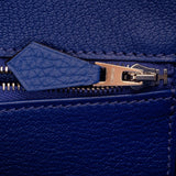 Hermes Blue Electric Togo Birkin 35cm Palladium Hardware
