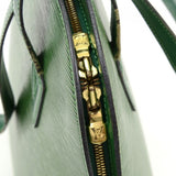 Louis Vuitton Lussac Green Epi Leather Large Shoulder Bag