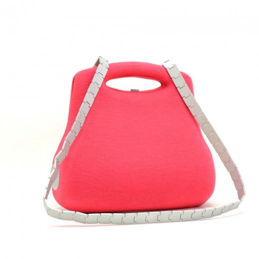 Chanel Butt Pink Cotton Hard Case Shoulder Bag - 2005 Limited