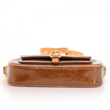 Louis Vuitton Christie MM Bronze Vernis Leather Shoulder Bag