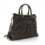 Louis Vuitton Neo Cabby MM Black Monogram Denim 2way Bag