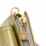 Louis Vuitton Mott Bronze Green Vernis Leather Handbag