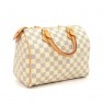 Louis Vuitton Speedy 25 White Damier Azur Canvas City Hand bag