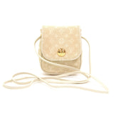 Louis Vuitton Pochette Cancun White Dune Monogram Mini Lin Shoulder Mini Bag