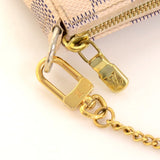 Louis Vuitton Mini Pochette Accessories Damier Azur Canvas Pouch Bag