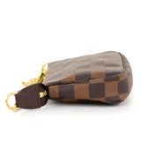 Louis Vuitton Mini Pochette Accessories Ebene Damier Canvas Pouch Bag
