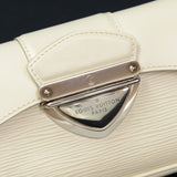 Louis Vuitton Pochette Montaigne White Epi Leather Shoulder Hand Bag