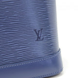 Louis Vuitton Alma Blue Navy Epi Leather Silver Hardware Hand Bag