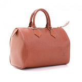 Vintage Louis Vuitton Speedy 25 Kenyan Fawn Brown Epi Leather City Hand Bag