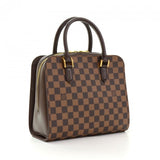 Louis Vuitton Triana Ebene Damier Canvas Handbag