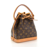 Louis Vuitton Mini Noe Monogram Canvas Hand Bag