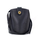Louis Vuitton Cluny Black Epi Leather Shoulder Bag