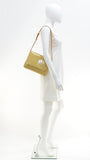 Louis Vuitton Thompson Street Beige Vernis Leather Shoulder Bag