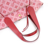 Louis Vuitton Cabas Ipanema PM Rose Red Monogram Cotton Beach Bag - 2009 Collection Plage