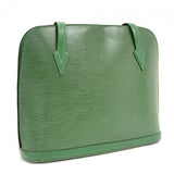 Louis Vuitton Lussac Green Epi Leather Large Shoulder Bag