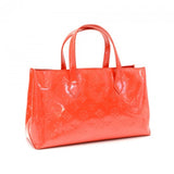 Louis Vuitton Willshire Red Vernis Leather Hand Bag