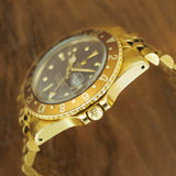 Yellow Gold Rolex GMT-Master Ref. 1675 Brown Dial