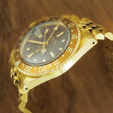 Yellow Gold Rolex GMT-Master Ref. 1675 Brown Dial