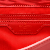 Louis Vuitton Sac Plat PM Red Epi Leather Handbag