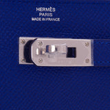 Hermes Blue Electric Epsom Kelly Longue Wallet