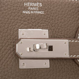 Hermes Etoupe Togo Birkin 35cm Palladium Hardware