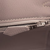 Hermes White Matte Niloticus Himalayan Crocodile Birkin 25cm