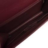 Chanel Paris In Rome Burgundy Sheepskin Flap Bag