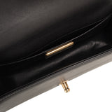 Chanel Black Python Medium Boy Bag with Handle