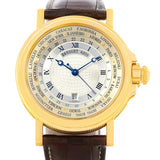 Breguet Marine World Time Hora Mundi 18K Yellow Gold Watch 3700