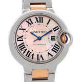 Cartier Ballon Bleu Midsize Ladies Steel Rose Gold Watch W6920070