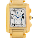 Cartier Tank Francaise Chronograph 18K Yellow Gold Watch W50005R2